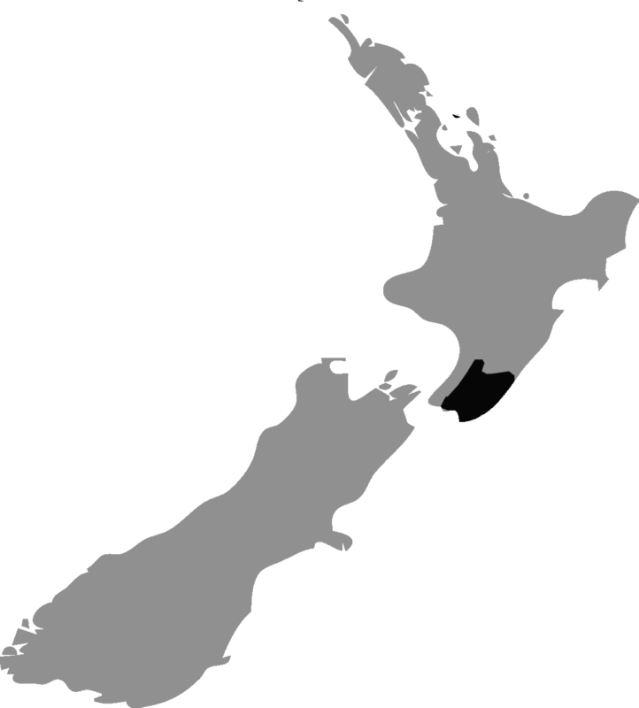 Neuseeland Karte Wairarapa