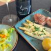 Whitehaven Sauvignon Blanc Greg Marlborough New Zealand with Asparagus and Pork tenderloin