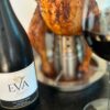 Eva Pemper Marlborough Pinot Noir New Zealand with chicken