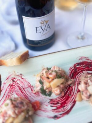 Eva Pemper Marlborough Sauvignon Blanc with Pulpo Salad now online at cellardoor24.de