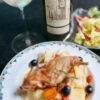 Lindsay Estate Little Balcony Chardonnay with rabbit and tagliatelle
