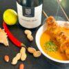 2021 Adelaide Hills Chardonnay from Maxwell Wines McLaren Vale Australia with Thai Chicken Peanuts Soup