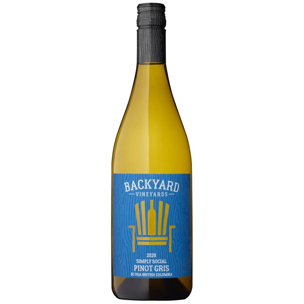 2020 Backyard Vineyards Social Pinot Gris from Backyard Vineyards British Columbia Canada