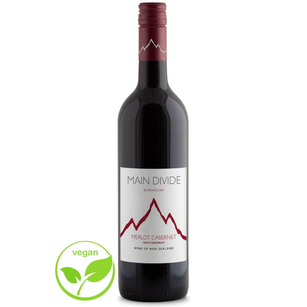 2021 Main Divide Merlot Cabernet from Waipara New Zealand now online at cellardoor24.de