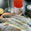 Amisfield Pinot Noir Rose with Grilled Trout now online at cellardoor24.de