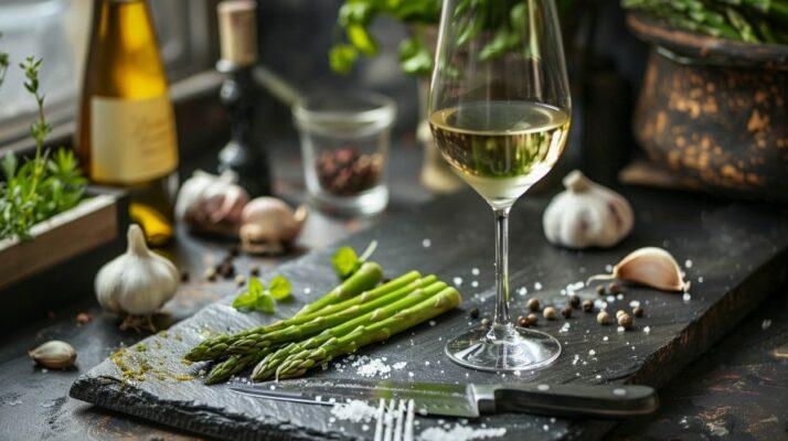 Green Asparagus and Whitehaven Marlborough Sauvignon Blanc from New Zealand online at cellardoor24.de